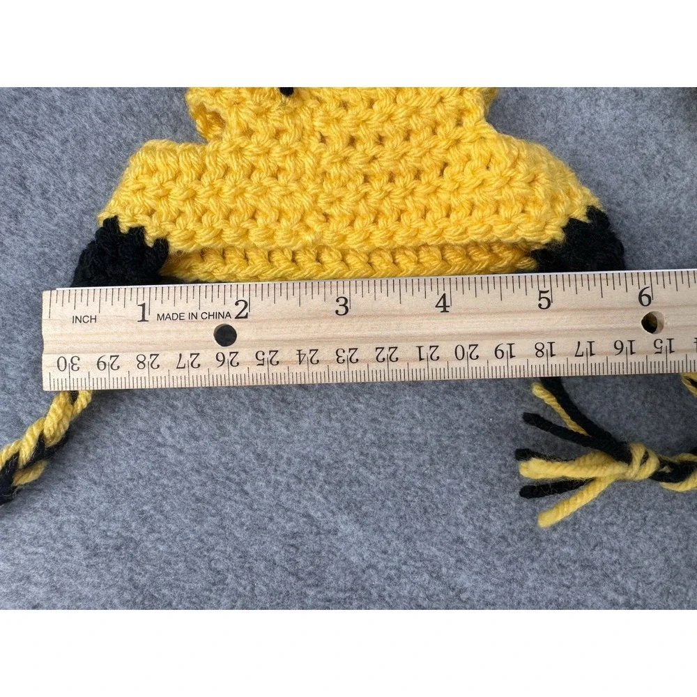 Dog Sweater Hat Set Small‎ Bumblebee Costume Outfit Handmade Crochet